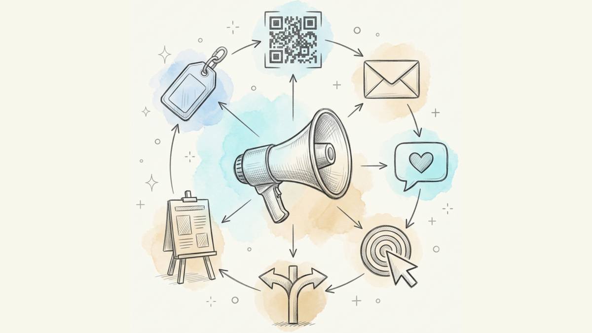 Marketing URL Shortening category illustration