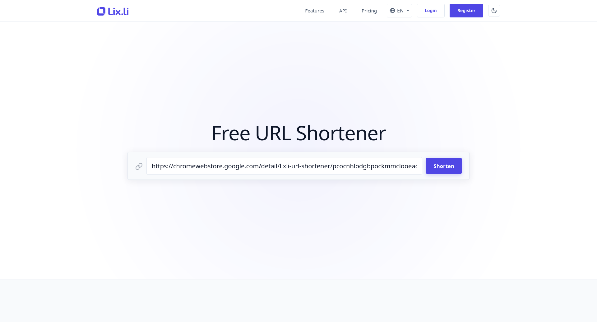 Quick and free URL shortening with Lix.li