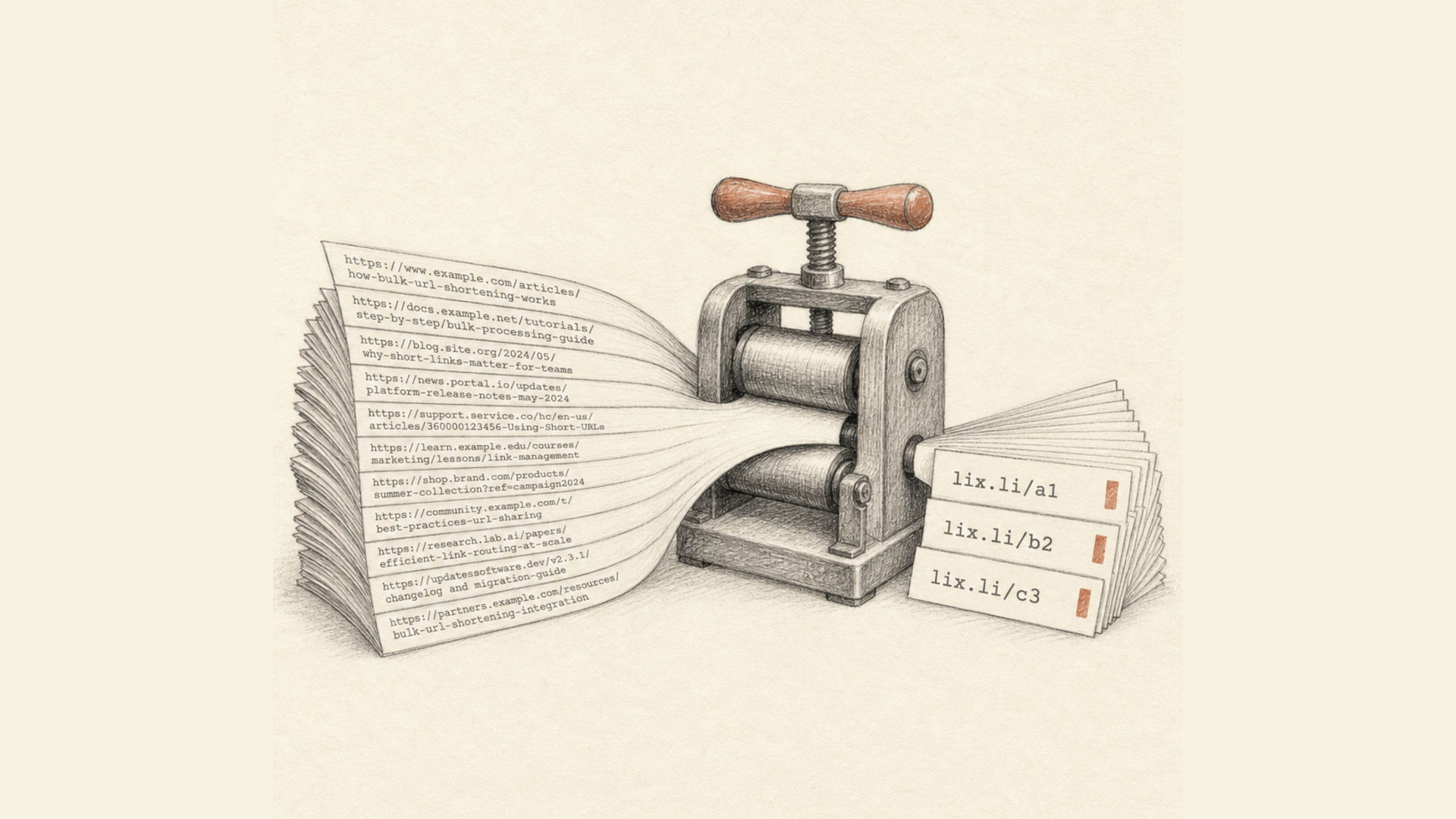 How to Shorten Many Links at Once: File, Limits and Failed Rows